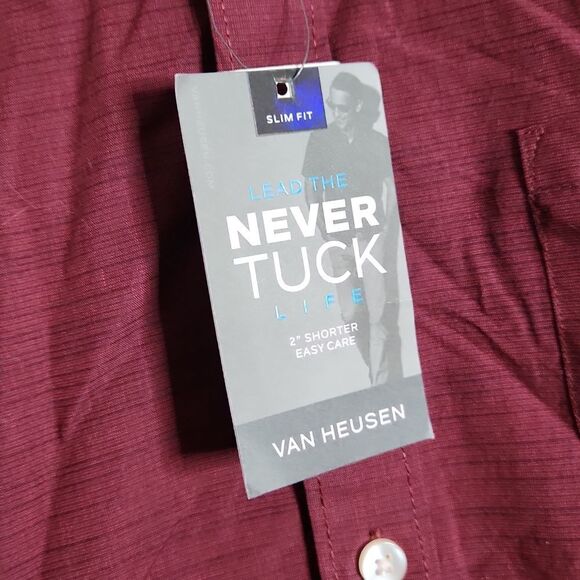 š„Brand New!š„ VanĀ HeusenāMen's Button-up Shirt - SIZEāM - Picture 7 of 9